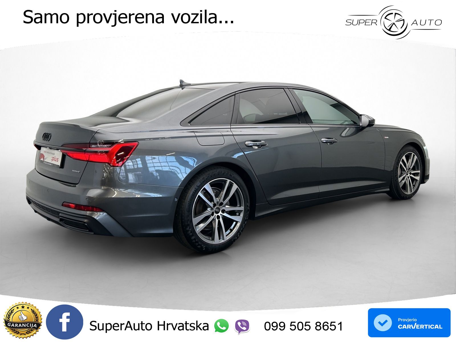 Audi A6 40 TDI (204 KS) quattro ultra S tronic S line LED+GR SJED+ACC