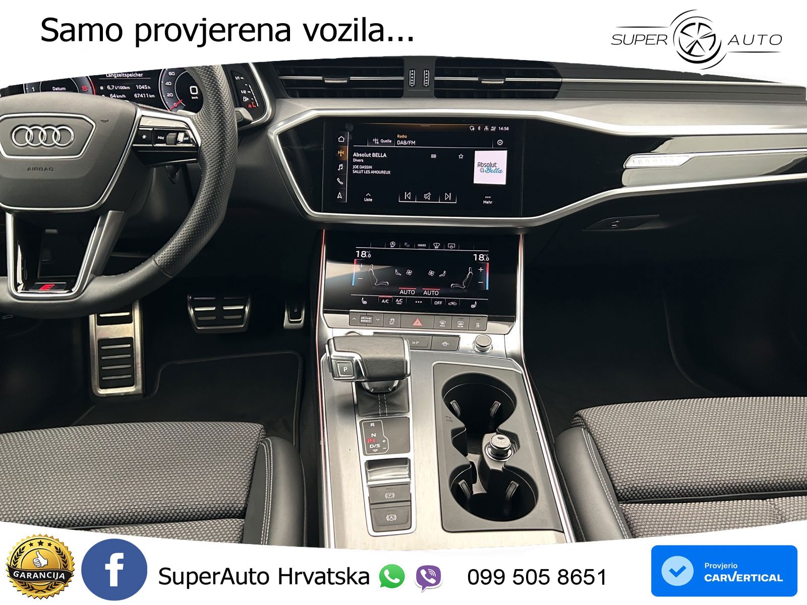Audi A6 40 TDI (204 KS) quattro ultra S tronic S line LED+GR SJED+ACC