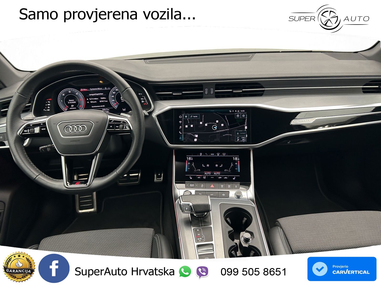 Audi A6 40 TDI (204 KS) quattro ultra S tronic S line LED+GR SJED+ACC