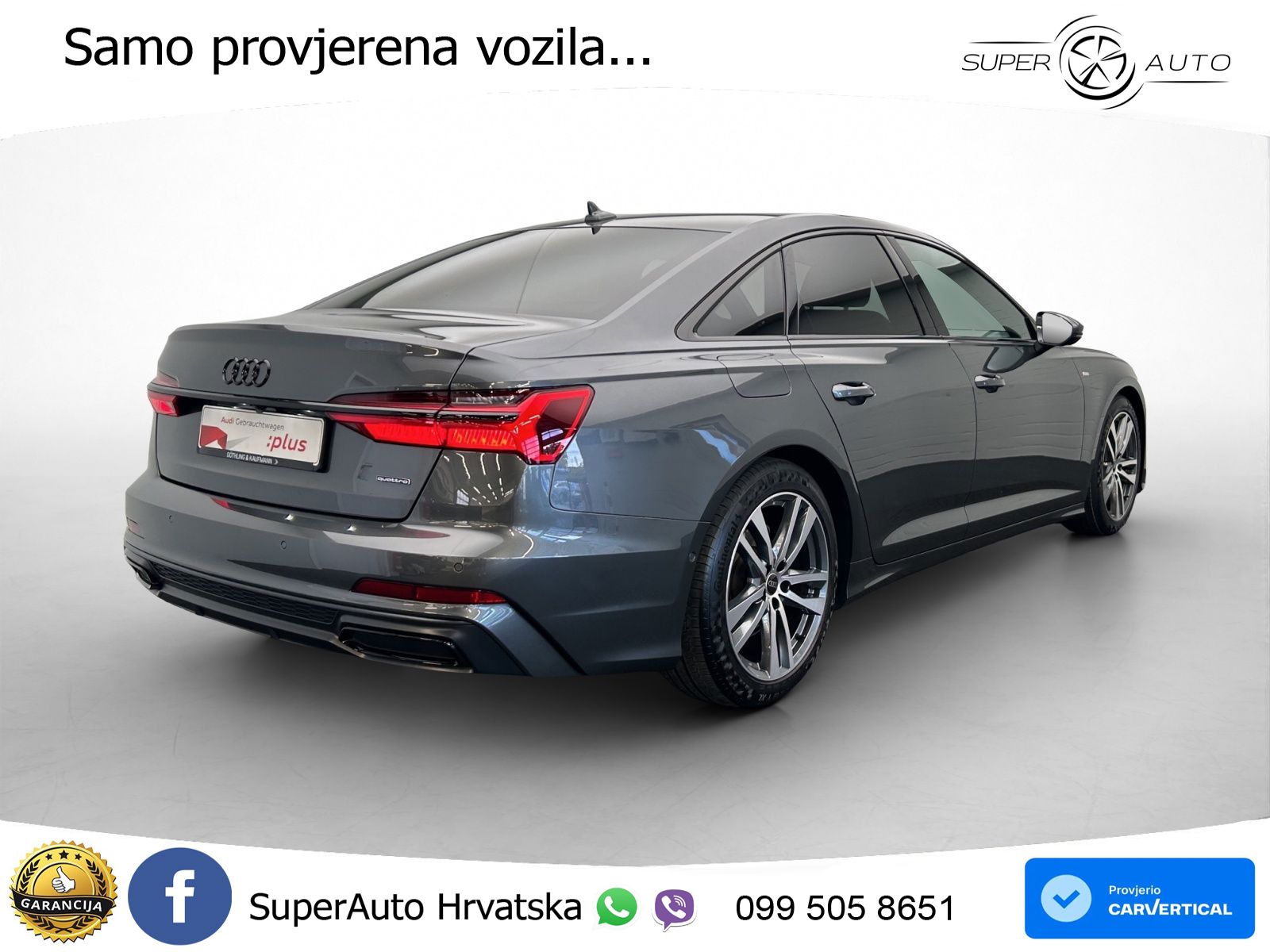 Audi A6 40 TDI (204 KS) quattro ultra S tronic S line LED+GR SJED+ACC