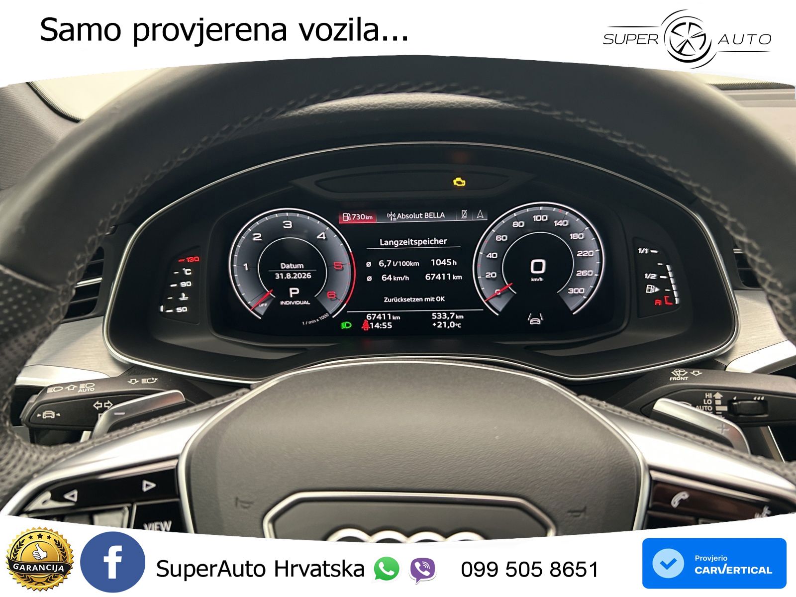 Audi A6 40 TDI (204 KS) quattro ultra S tronic S line LED+GR SJED+ACC