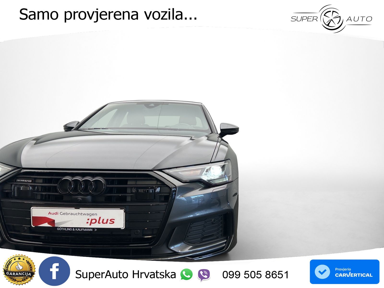 Audi A6 40 TDI (204 KS) quattro ultra S tronic S line LED+GR SJED+ACC