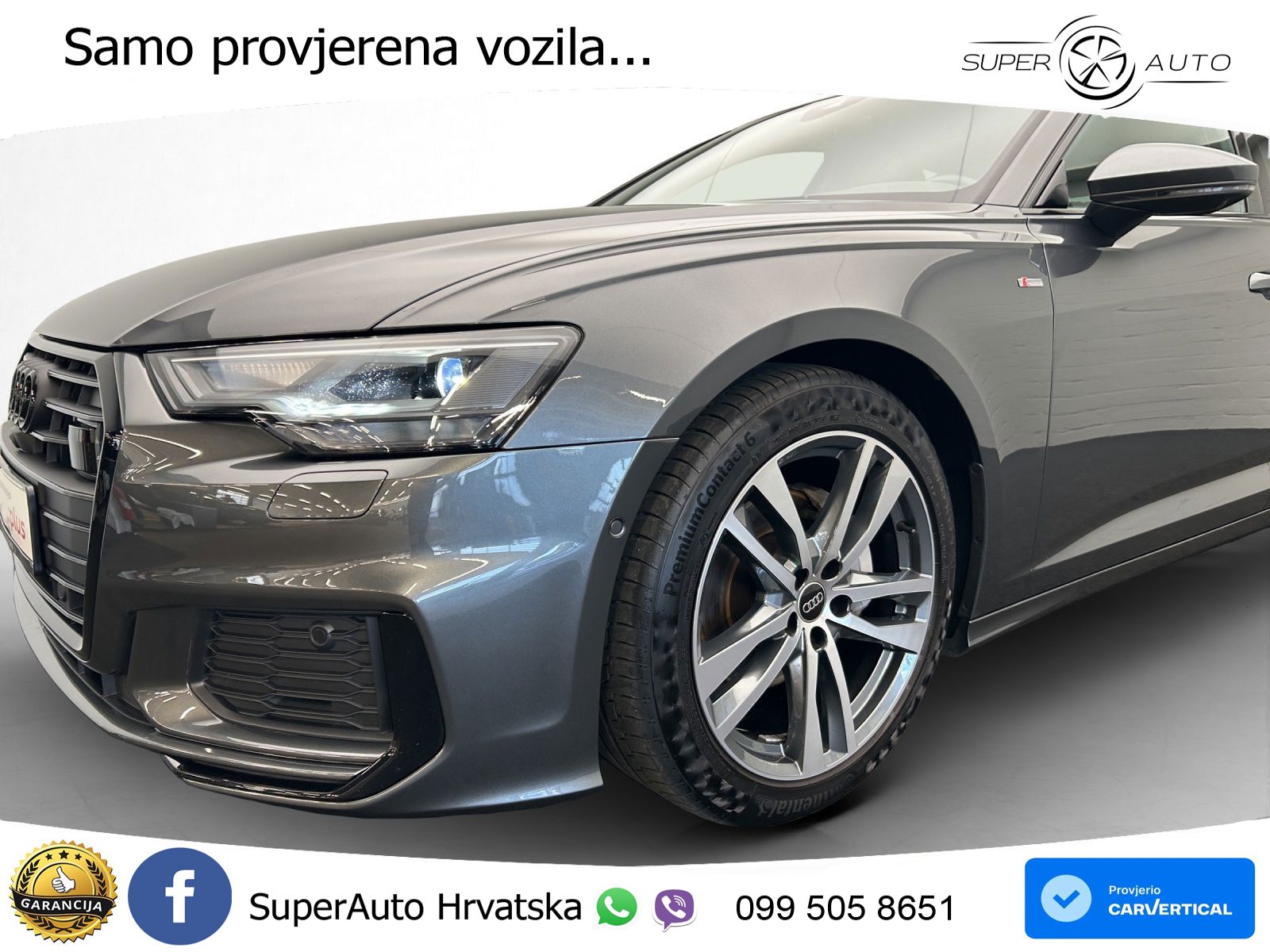 Audi A6 40 TDI (204 KS) quattro ultra S tronic S line LED+GR SJED+ACC