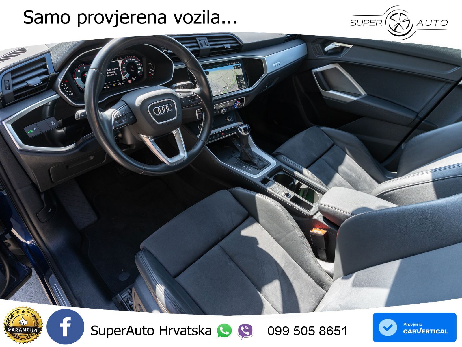 Audi Q3 Sportback 40 TDI (200 KS) quattro S tronic S line LED+GR SJED+ACC