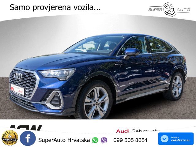 Audi Q3 Sportback 40 TDI (200 KS) quattro S tronic S line LED+GR SJED+ACC