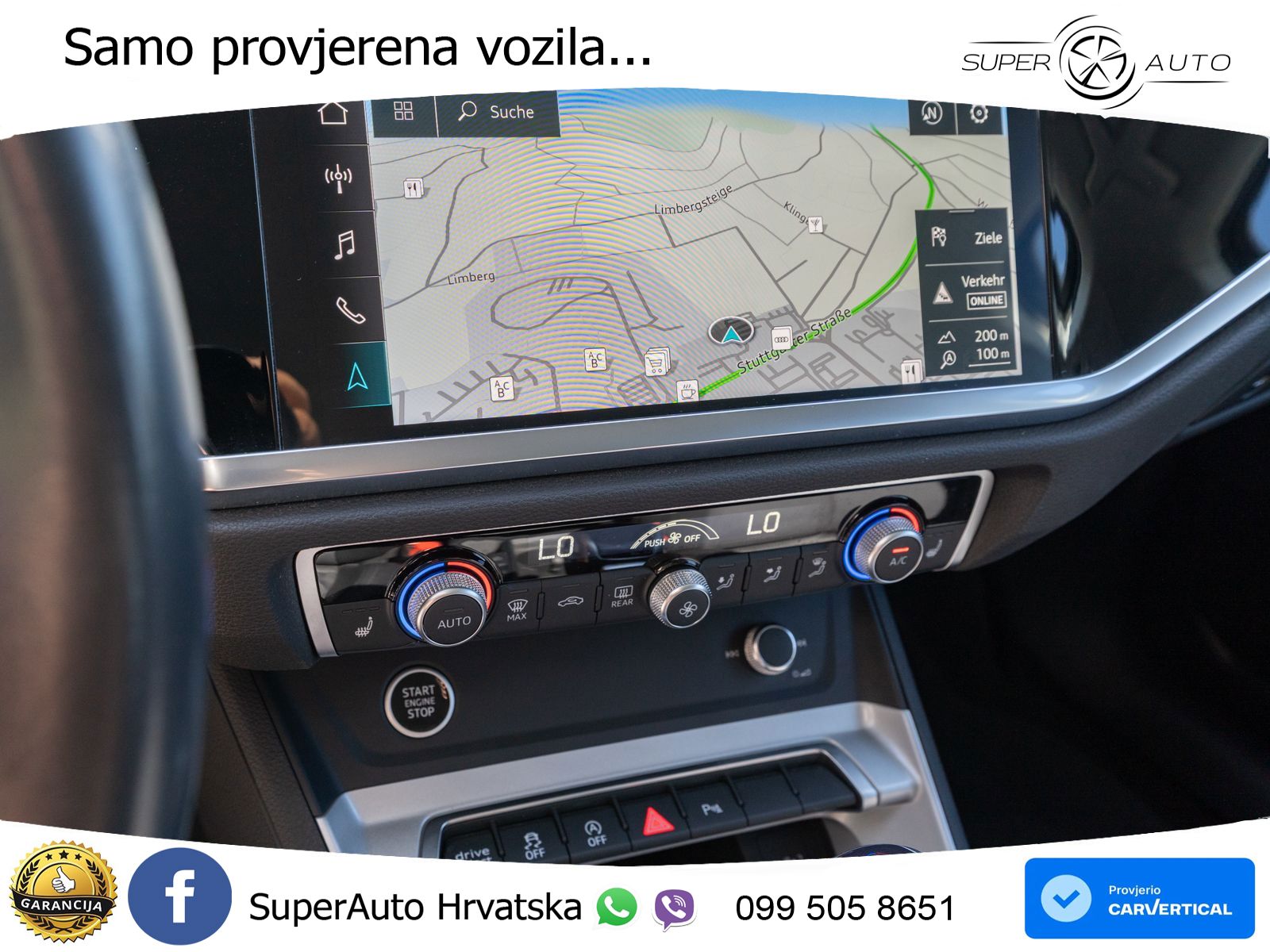 Audi Q3 Sportback 40 TDI (200 KS) quattro S tronic S line LED+GR SJED+ACC