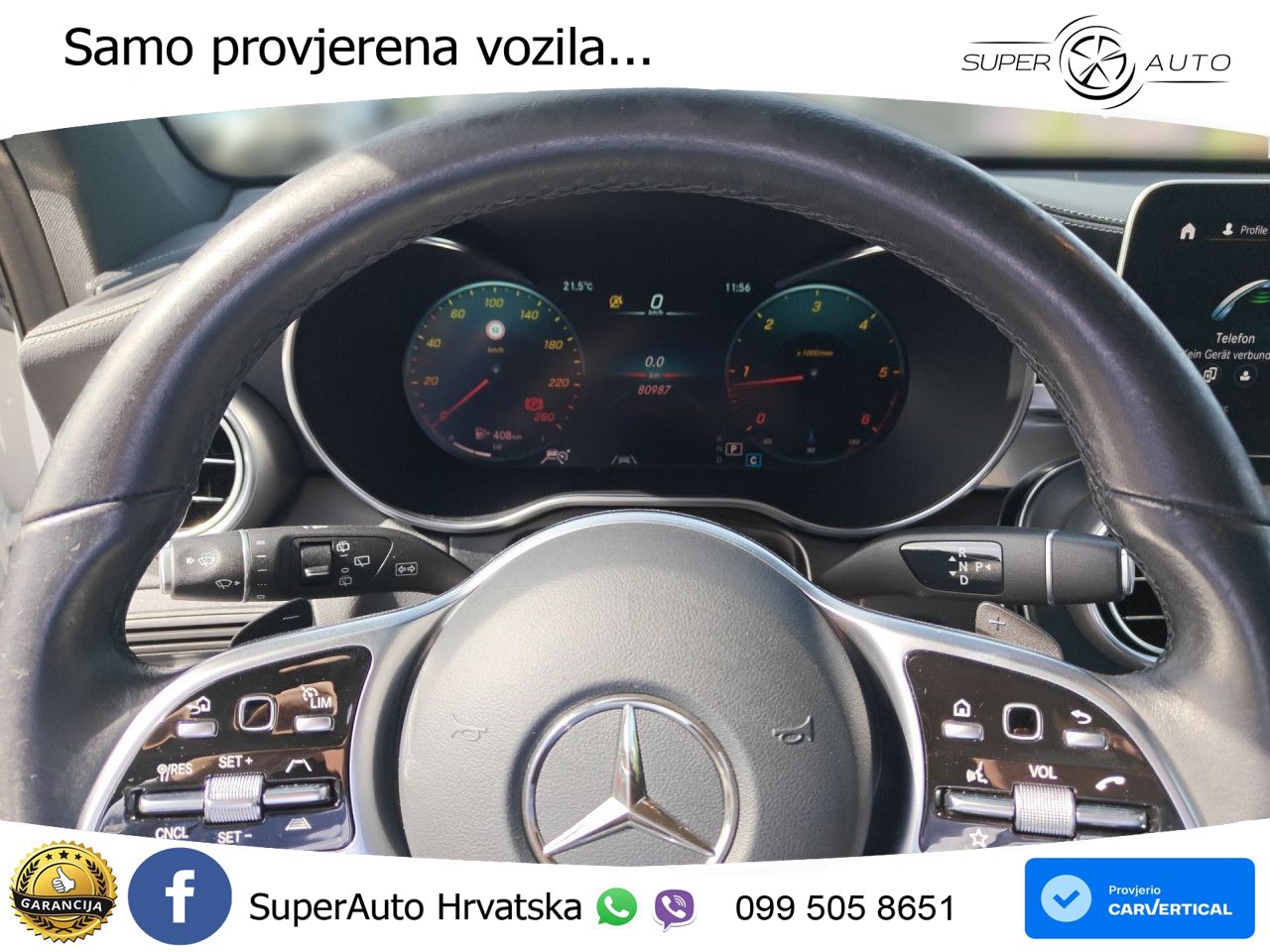 Mercedes GLC 300d (245 KS) 4MATIC G-TRONIC AMG LED+GR SJED+ACC