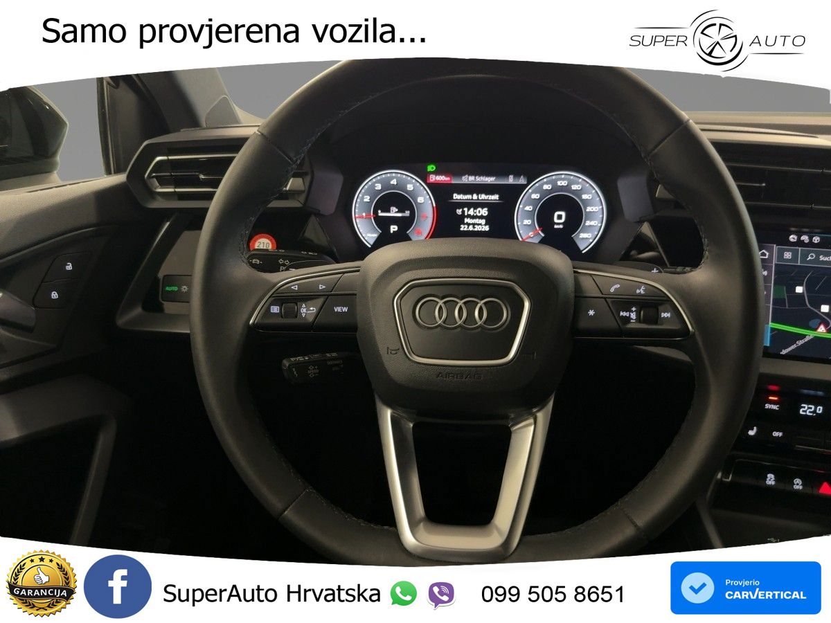 Audi A3 Sportback 30 TFSI (116 KS) Mild Hybrid S tronic advanced LED+GR SJED+ACC