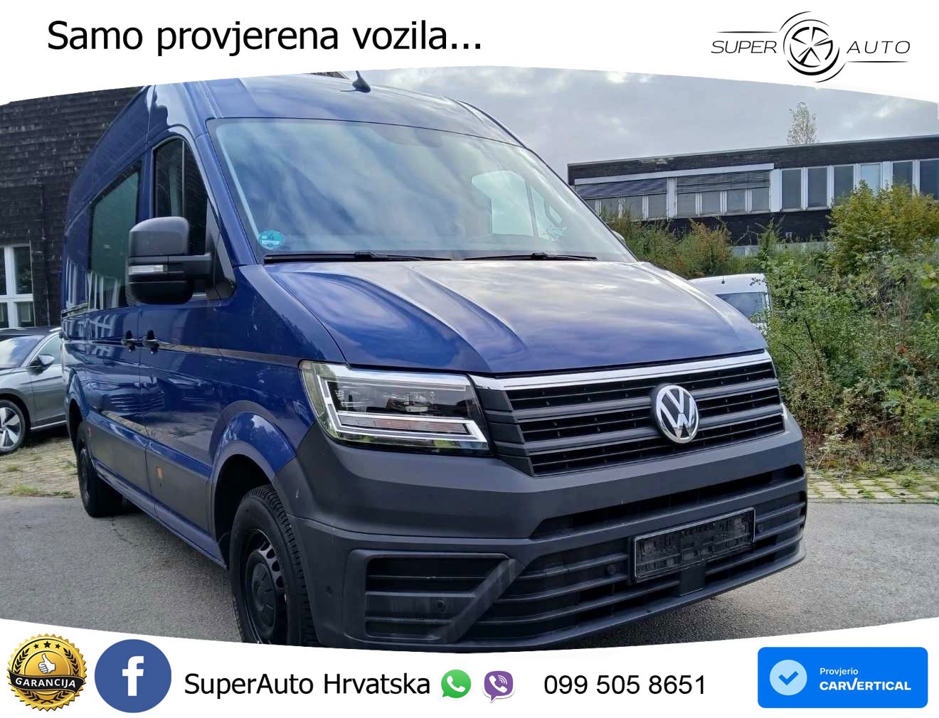 Volkswagen Crafter 2,0 TDI L3H3 LED CAM PDC NAVI TEMPOMAT 140 KS
