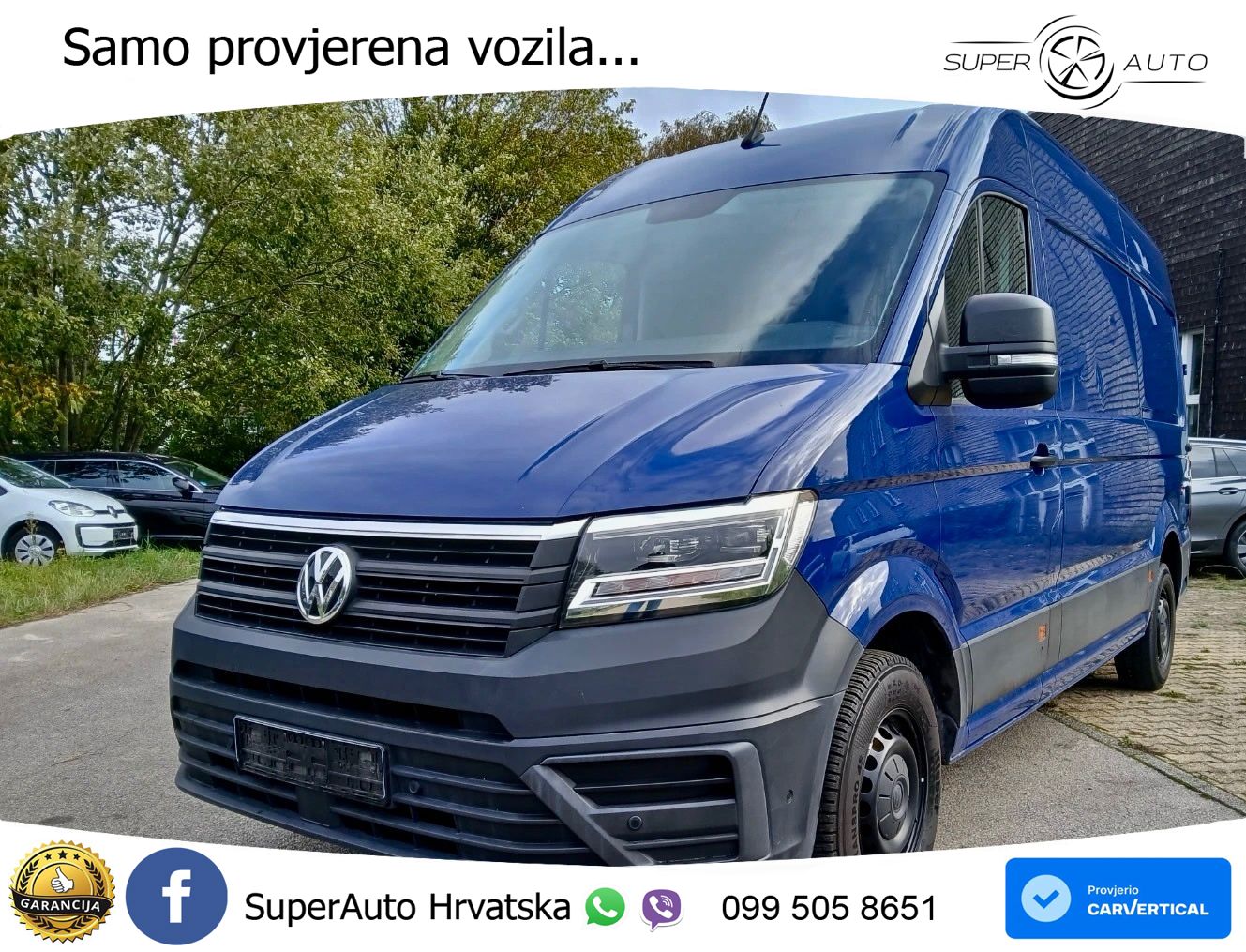Volkswagen Crafter 2,0 TDI L3H3 LED CAM PDC NAVI TEMPOMAT 140 KS