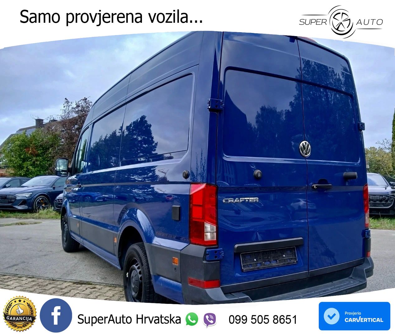 Volkswagen Crafter 2,0 TDI L3H3 LED CAM PDC NAVI TEMPOMAT 140 KS