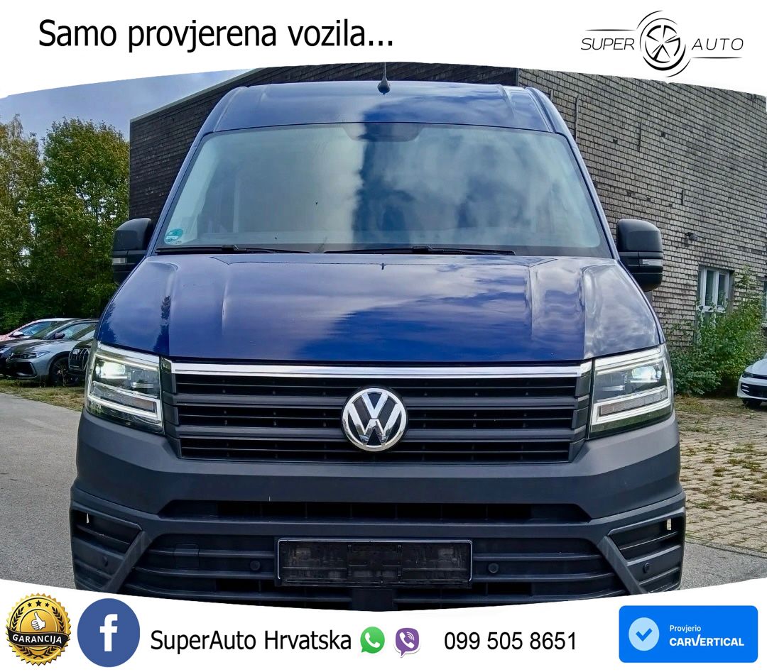Volkswagen Crafter 2,0 TDI L3H3 LED CAM PDC NAVI TEMPOMAT 140 KS