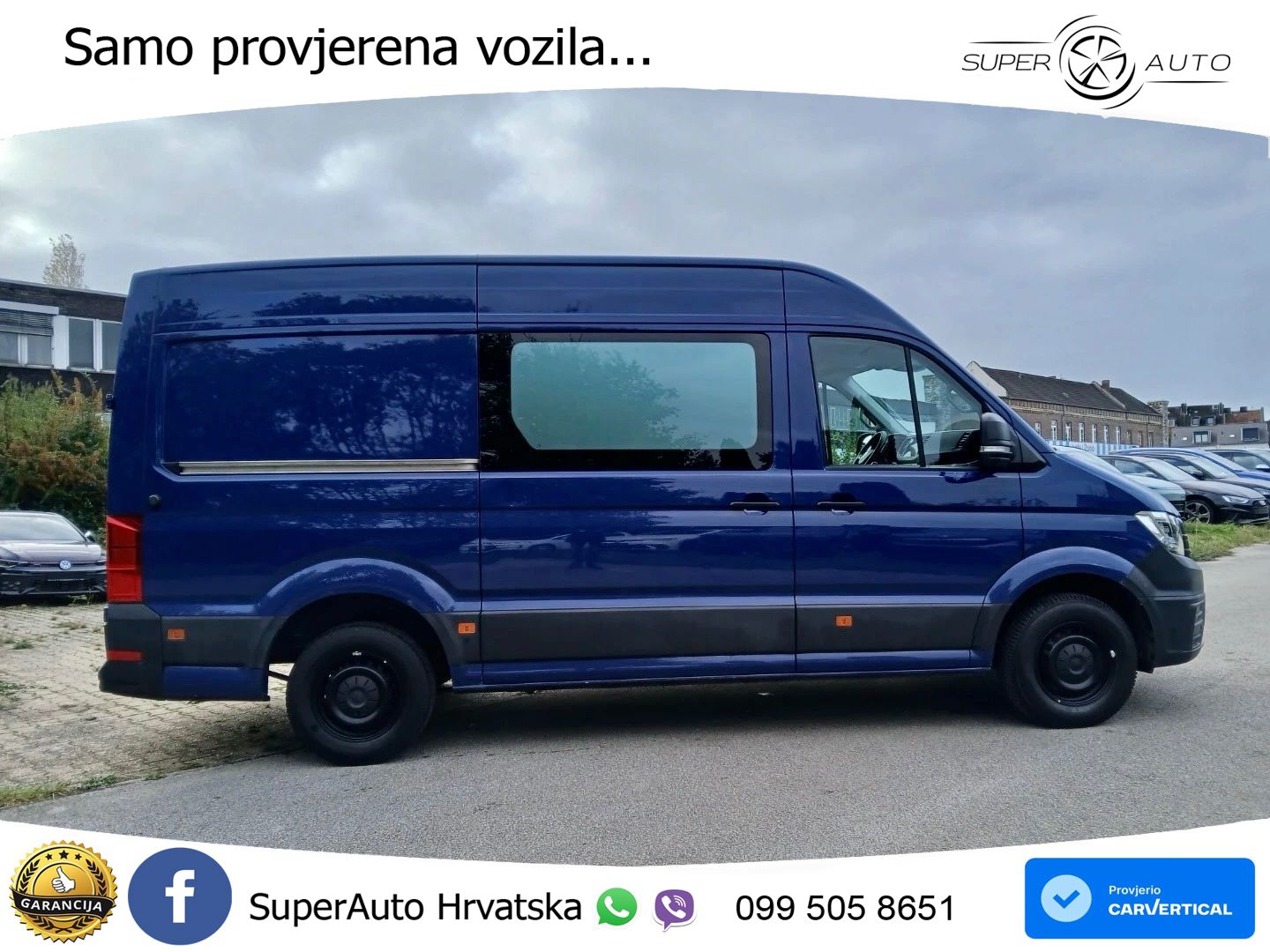 Volkswagen Crafter 2,0 TDI L3H3 LED CAM PDC NAVI TEMPOMAT 140 KS