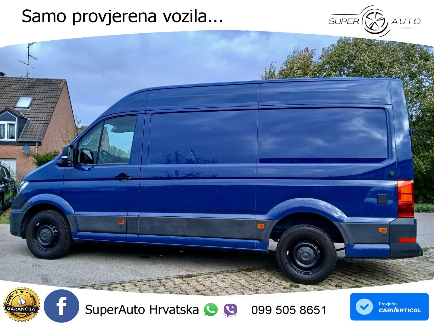 Volkswagen Crafter 2,0 TDI L3H3 LED CAM PDC NAVI TEMPOMAT 140 KS