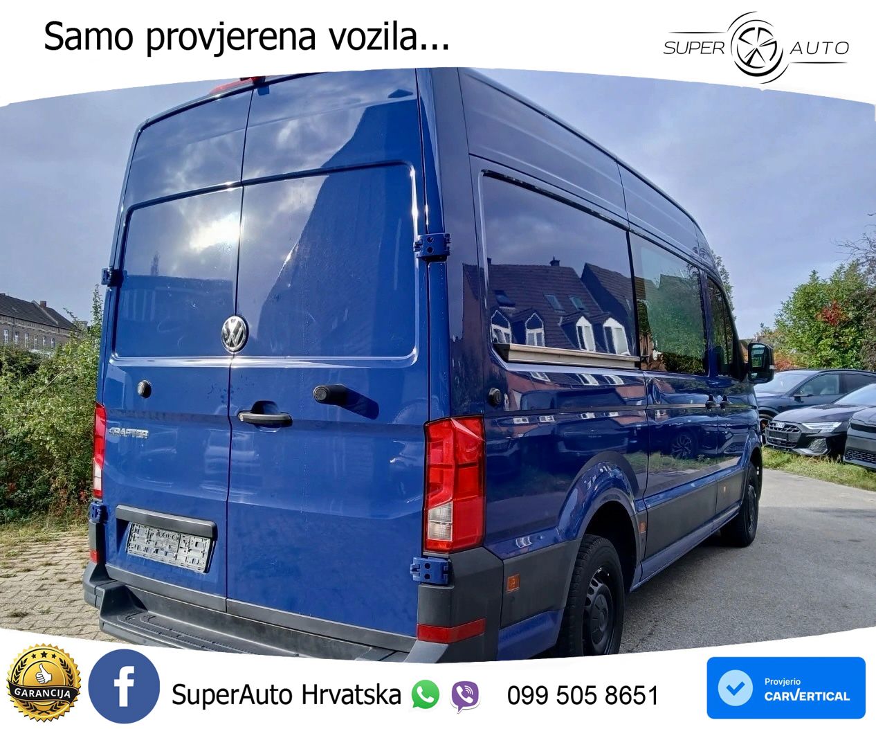 Volkswagen Crafter 2,0 TDI L3H3 LED CAM PDC NAVI TEMPOMAT 140 KS