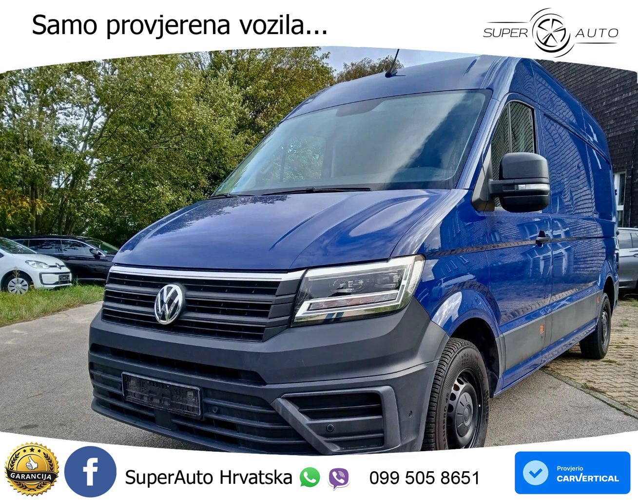 Volkswagen Crafter 2,0 TDI L3H3 LED CAM PDC NAVI TEMPOMAT 140 KS