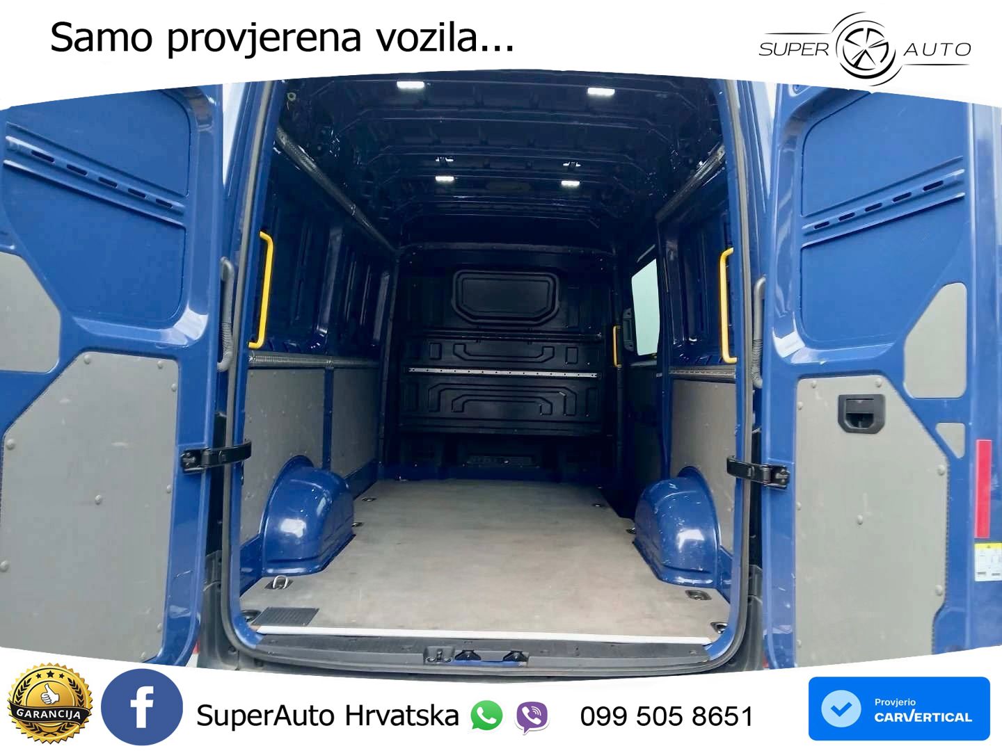 Volkswagen Crafter 2,0 TDI L3H3 LED CAM PDC NAVI TEMPOMAT 140 KS