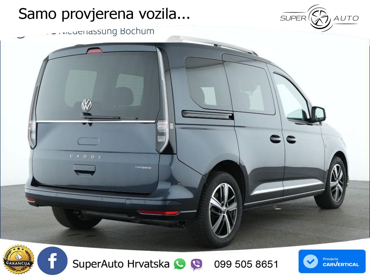 Volkswagen Caddy Style Navi Sitzhzg. Klima 5 Jahre Euro6 ZV 116 KS