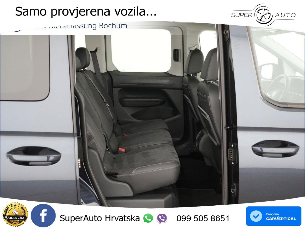Volkswagen Caddy Style Navi Sitzhzg. Klima 5 Jahre Euro6 ZV 116 KS