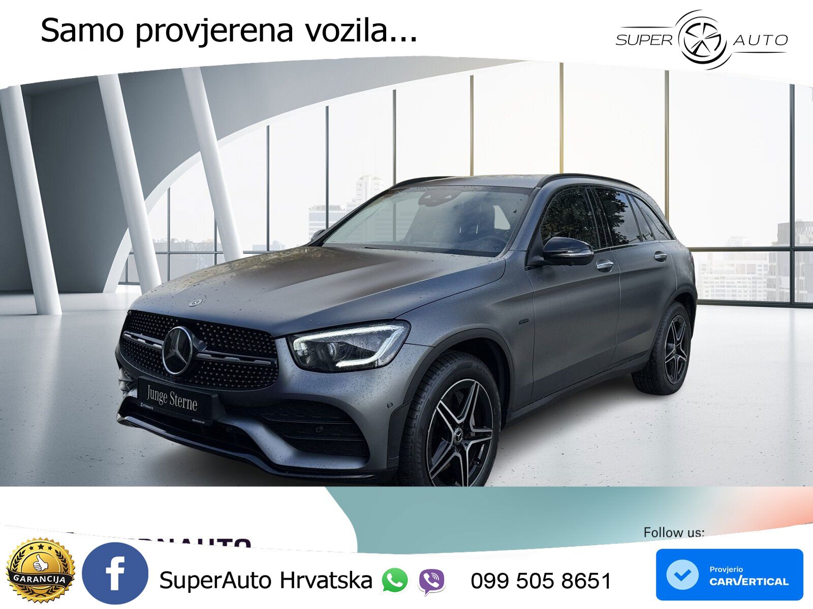 Mercedes GLC 300de (306 KS) 4MATIC 9G-TRONIC AMG ZRAČNI+ACC+GR SJED+KAM