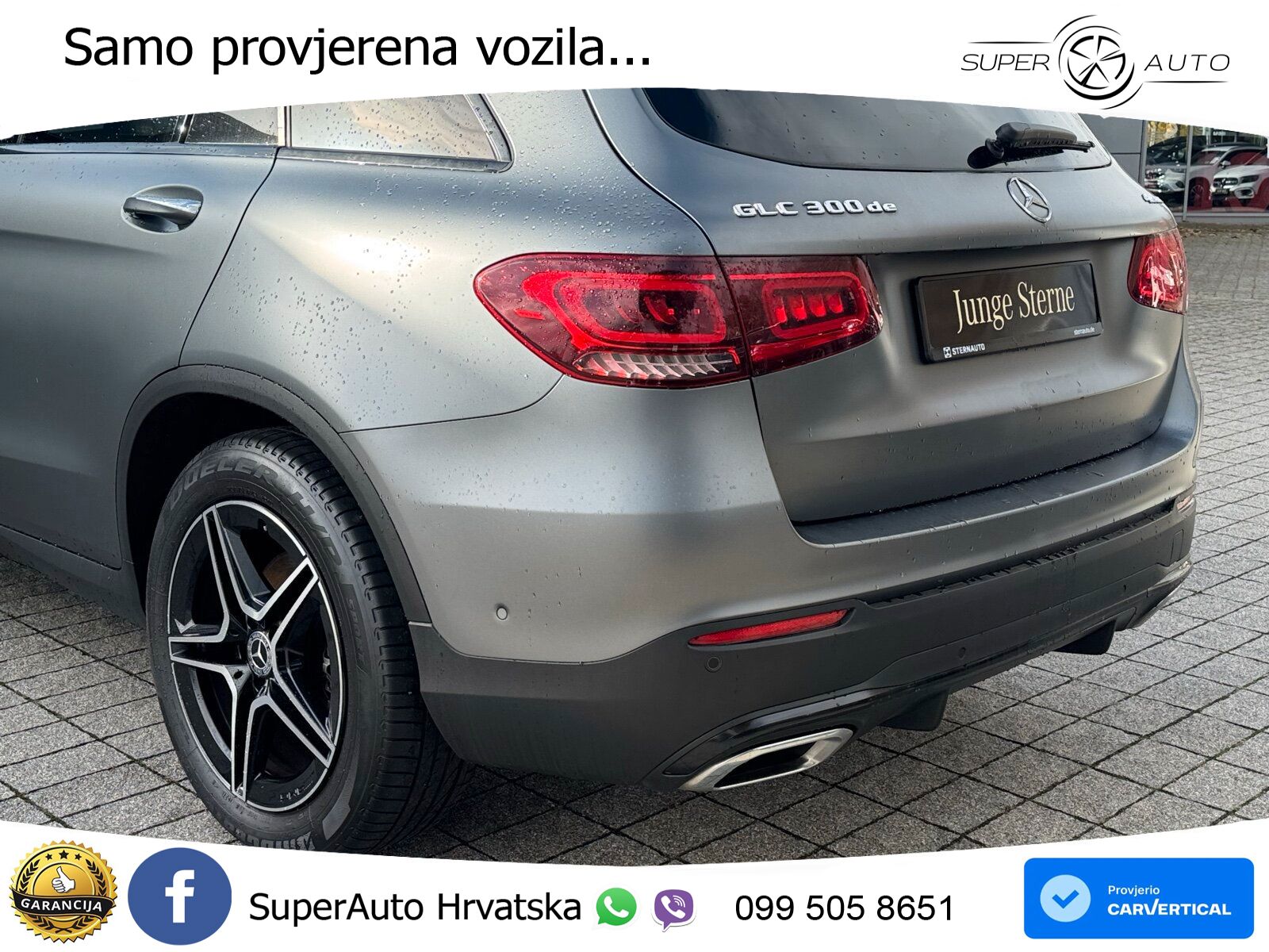 Mercedes GLC 300de (306 KS) 4MATIC 9G-TRONIC AMG ZRAČNI+ACC+GR SJED+KAM