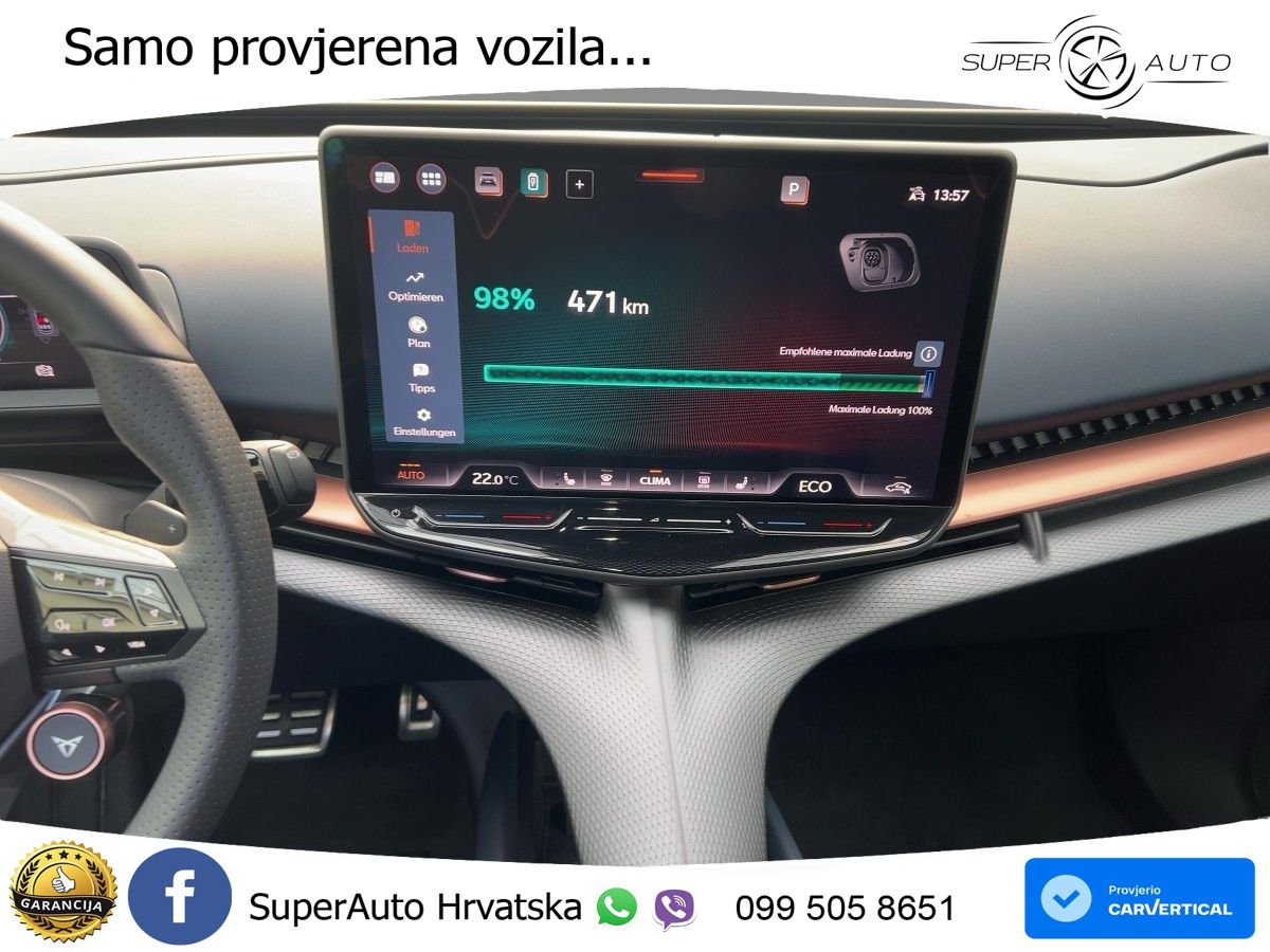 Cupra Tavascan 82 kWh (286 KS) LED+GR SJED+ACC