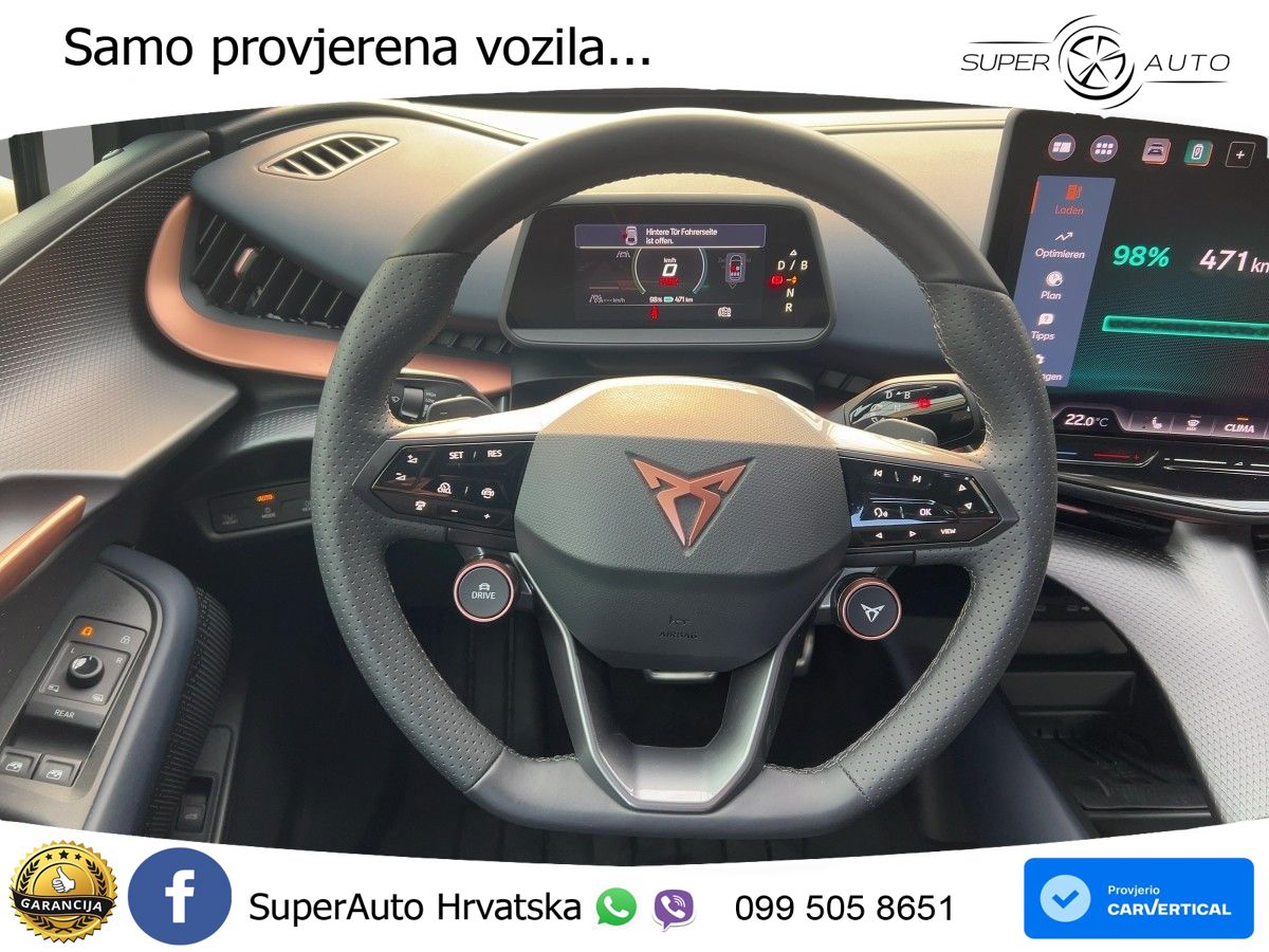 Cupra Tavascan 82 kWh (286 KS) LED+GR SJED+ACC