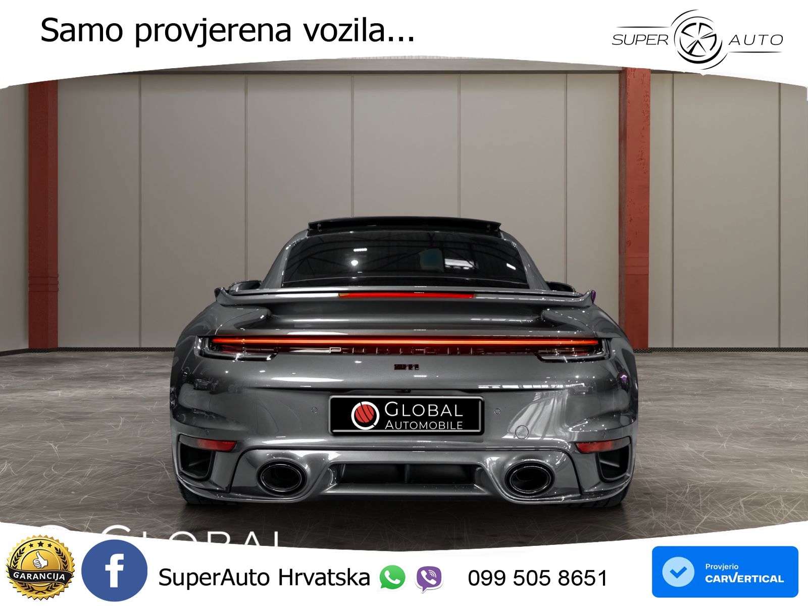 Porsche 911 Turbo S 3.8 (650 KS) PDK LED+GR SJED+ACC