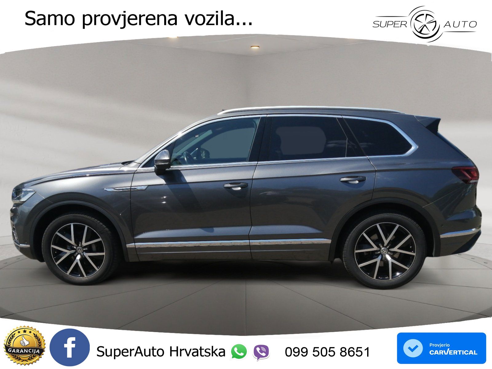 Volkswagen Touareg 3.0 V6 TDI (286 KS) 4MOTION Tiptronic ZRAČNI+ACC+GR SJED+KAM+PANO