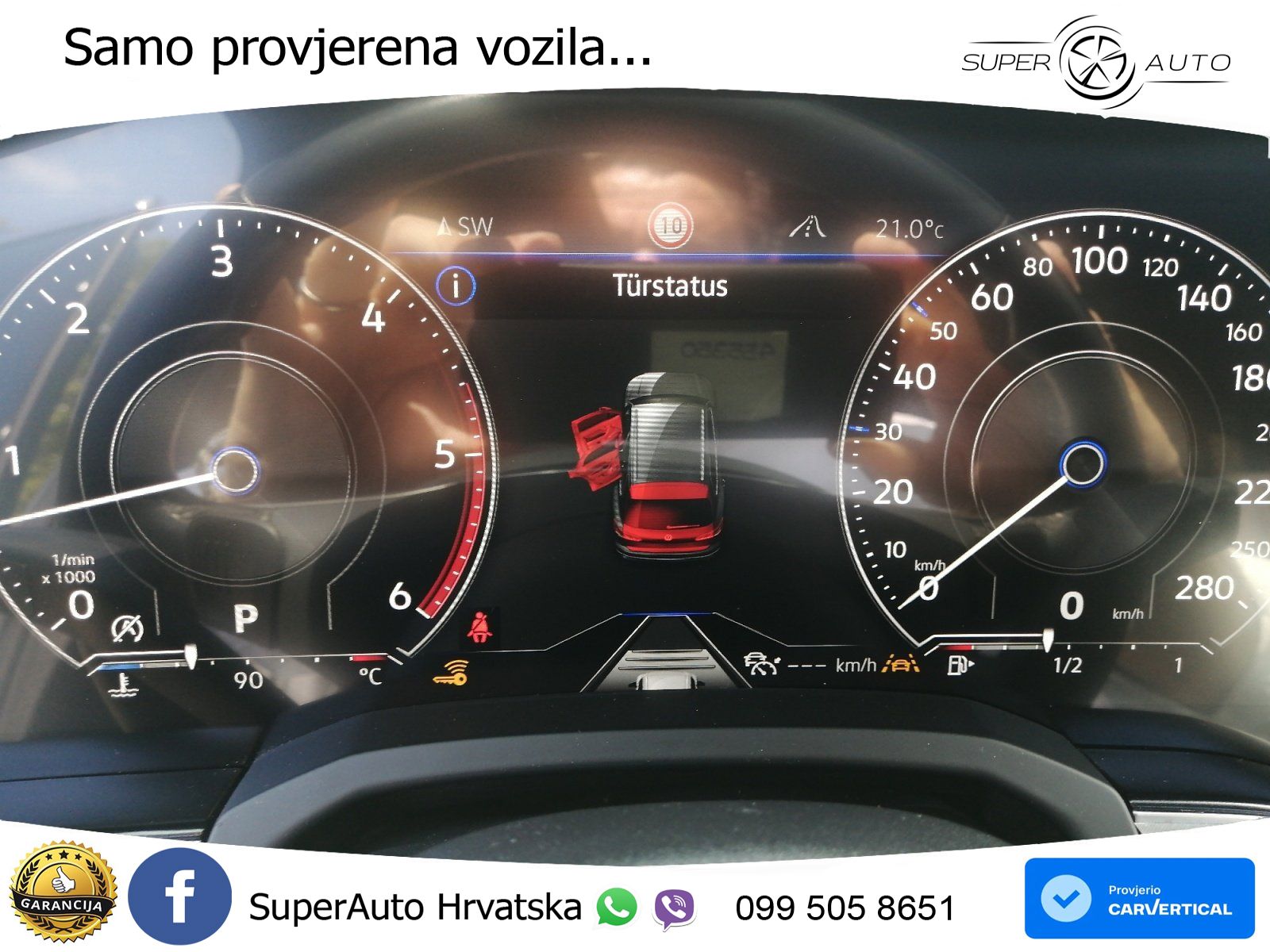 Volkswagen Touareg 3.0 V6 TDI (286 KS) 4MOTION Tiptronic ZRAČNI+ACC+GR SJED+KAM+PANO