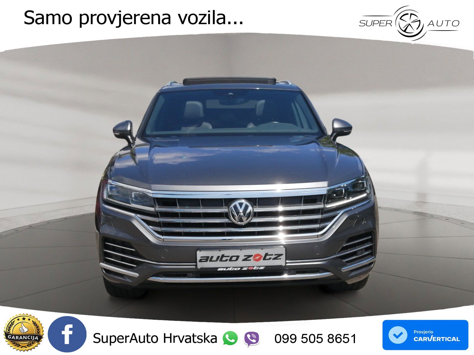 Volkswagen Touareg 3.0 V6 TDI (286 KS) 4MOTION Tiptronic ZRAČNI+ACC+GR SJED+KAM+PANO