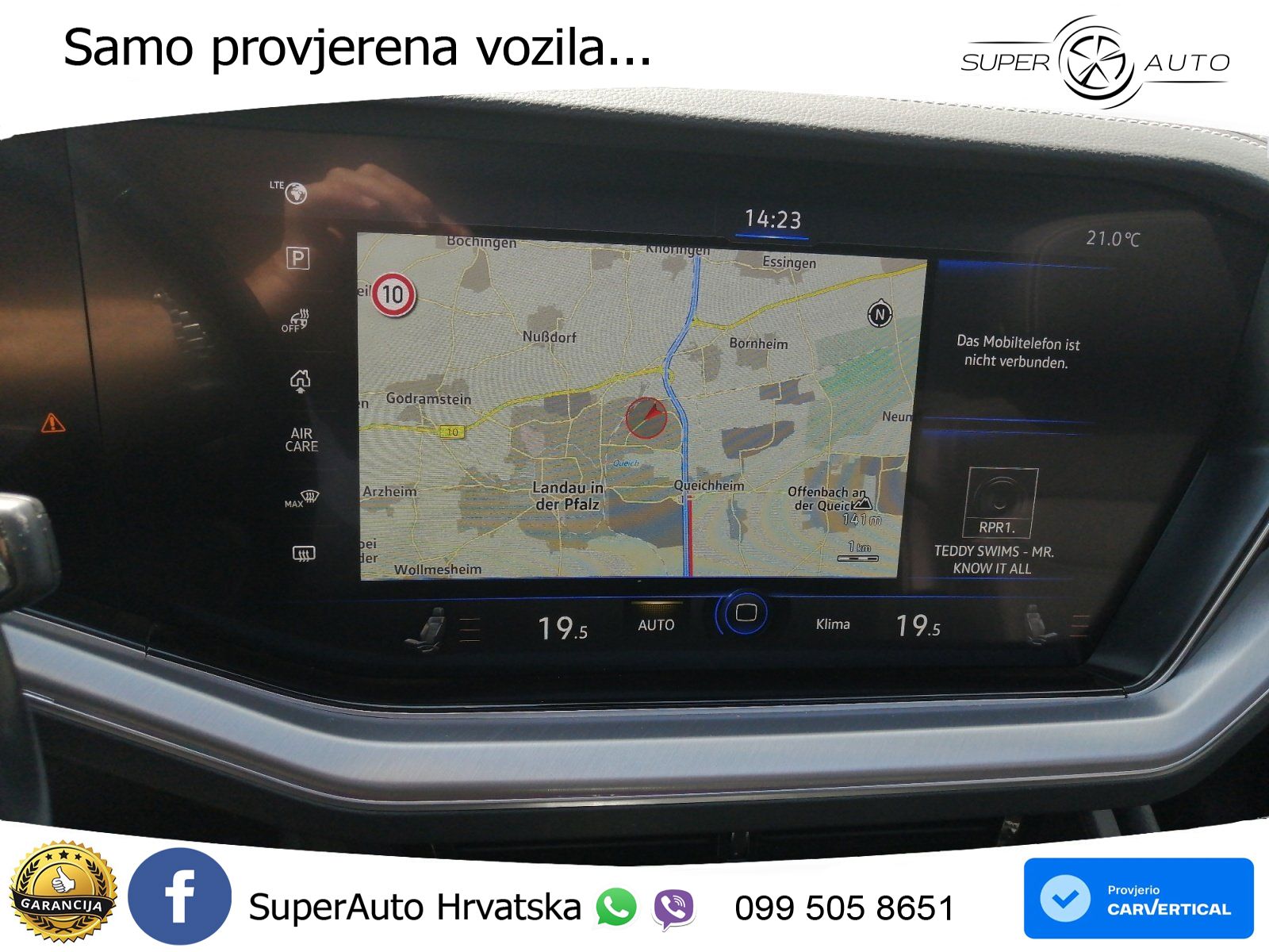 Volkswagen Touareg 3.0 V6 TDI (286 KS) 4MOTION Tiptronic ZRAČNI+ACC+GR SJED+KAM+PANO