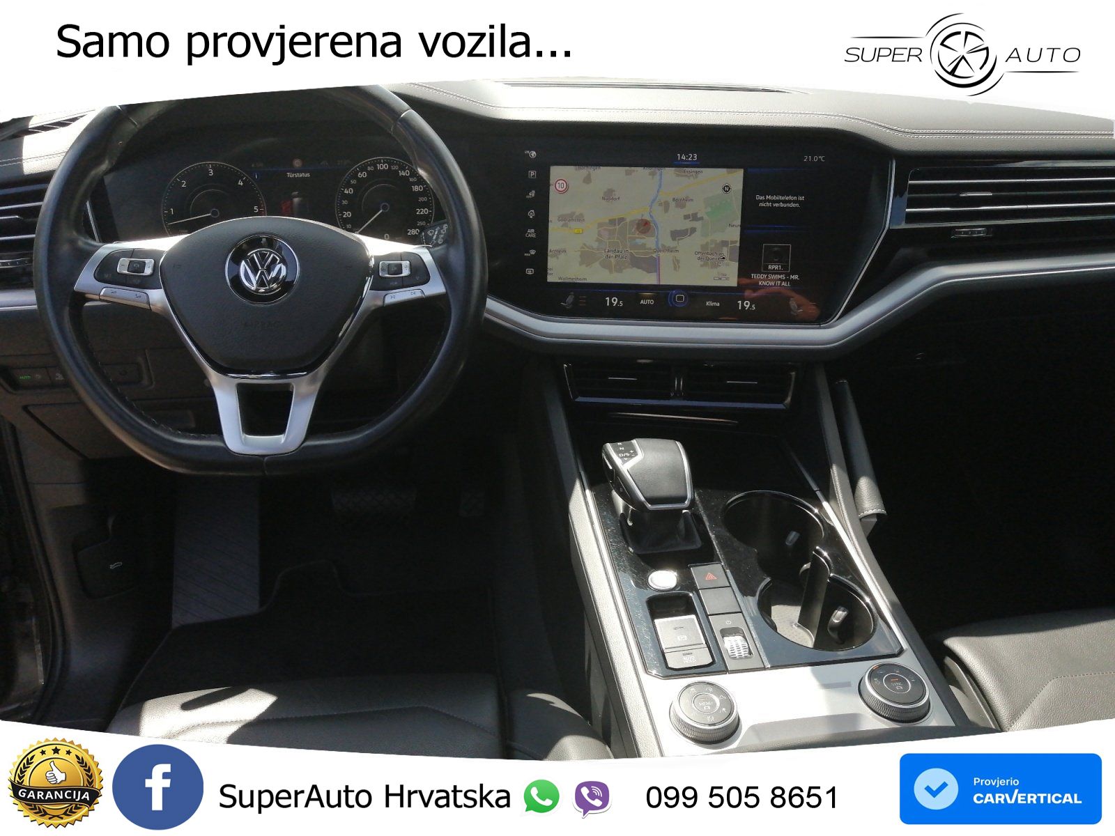 Volkswagen Touareg 3.0 V6 TDI (286 KS) 4MOTION Tiptronic ZRAČNI+ACC+GR SJED+KAM+PANO