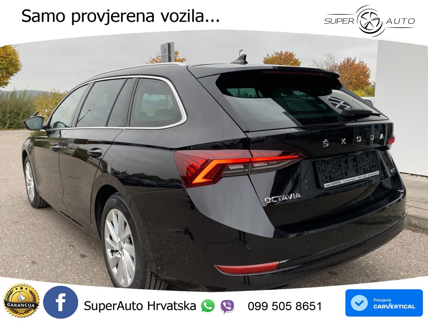 Škoda Octavia Combi 1.5 TSI (150 KS) DSG LED+GR SJED+ACC
