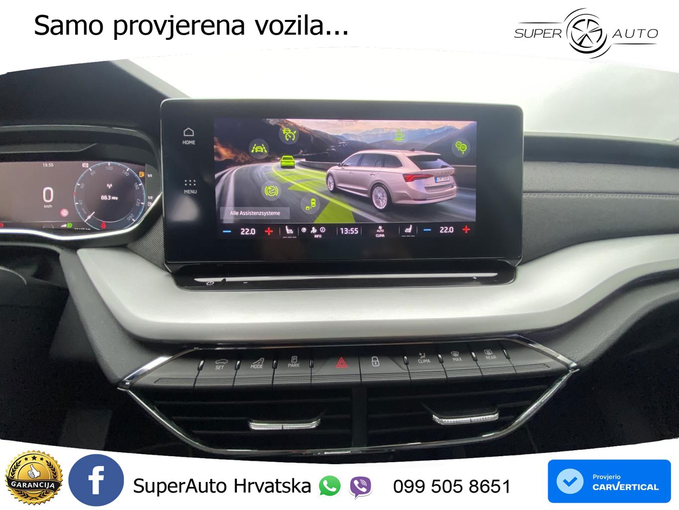 Škoda Octavia Combi 1.5 TSI (150 KS) DSG LED+GR SJED+ACC