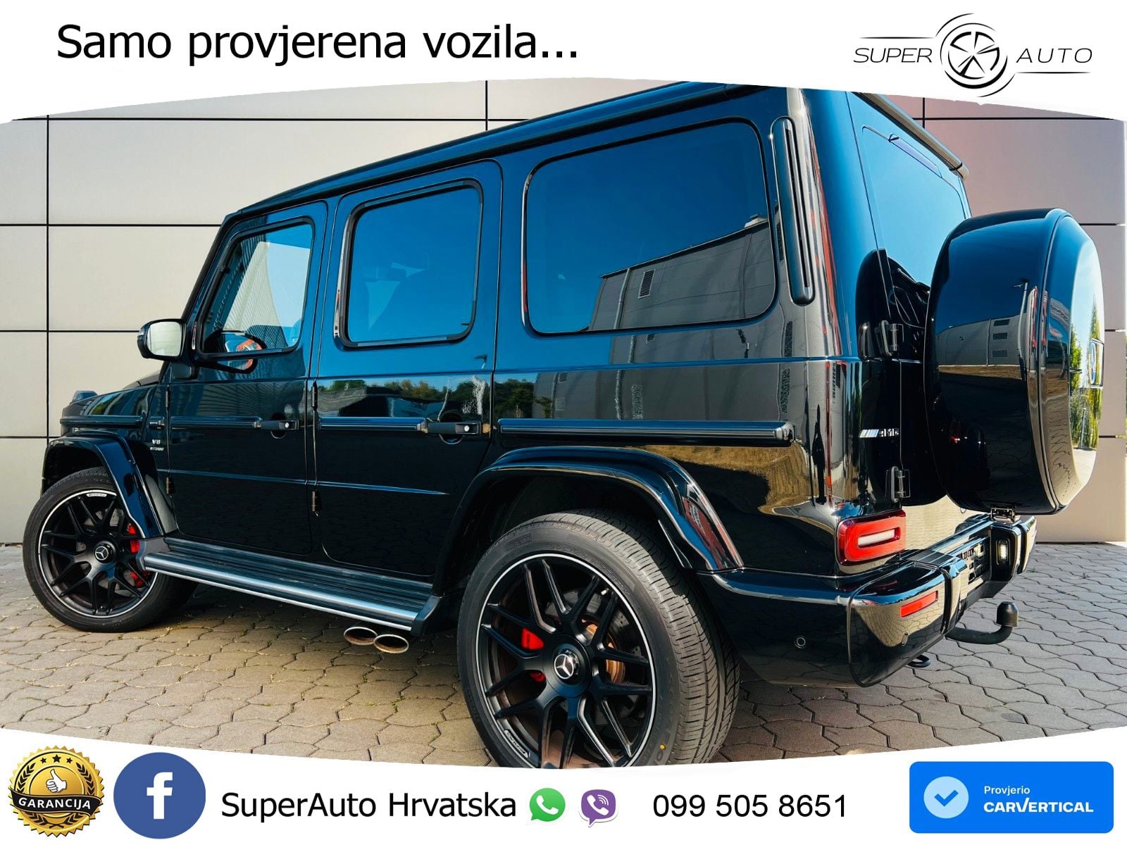 Mercedes AMG G 63 Long V8 (585 KS) 4MATIC 9G-TRONIC AMG SPEEDSHIFT PLUS Exclusive LED+GR SJED+ACC