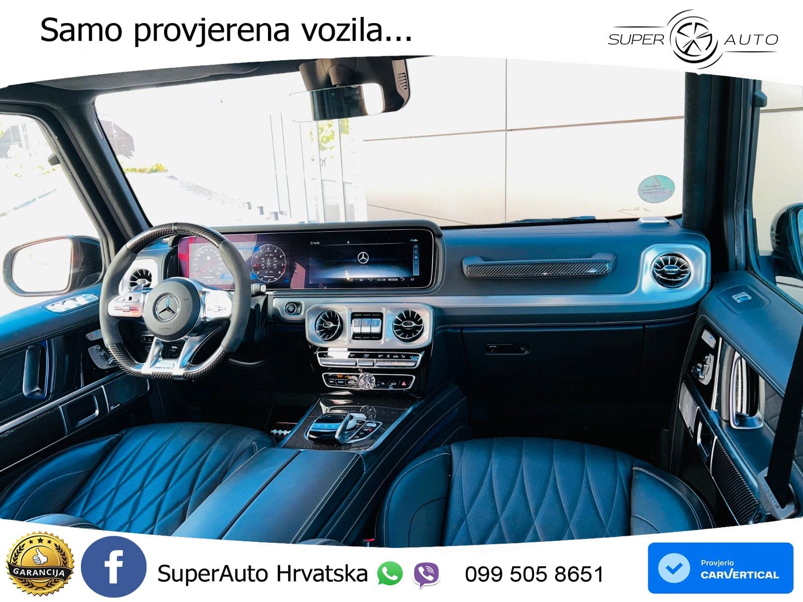 Mercedes AMG G 63 Long V8 (585 KS) 4MATIC 9G-TRONIC AMG SPEEDSHIFT PLUS Exclusive LED+GR SJED+ACC