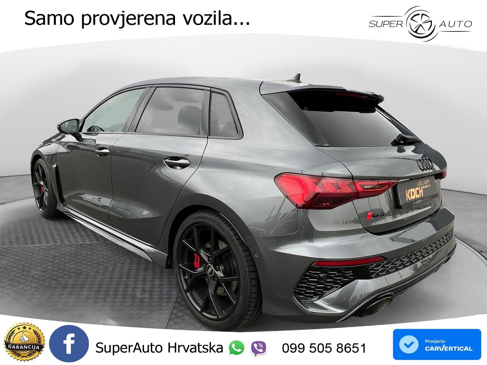 Audi RS3 Sedan 2.5 TFSI (400 KS) quattro S tronic LED+GR SJED+ACC