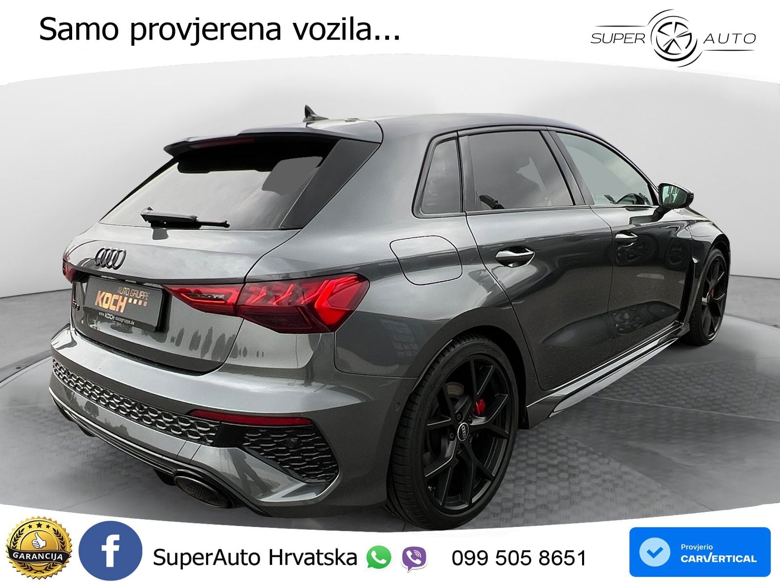Audi RS3 Sedan 2.5 TFSI (400 KS) quattro S tronic LED+GR SJED+ACC