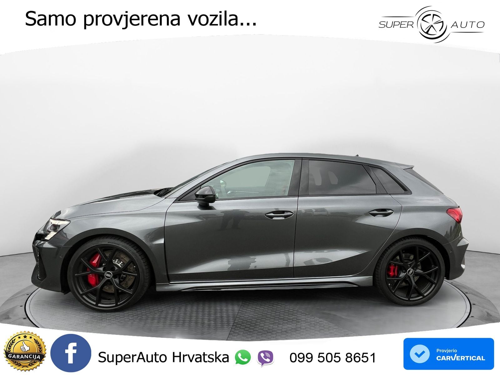 Audi RS3 Sedan 2.5 TFSI (400 KS) quattro S tronic LED+GR SJED+ACC