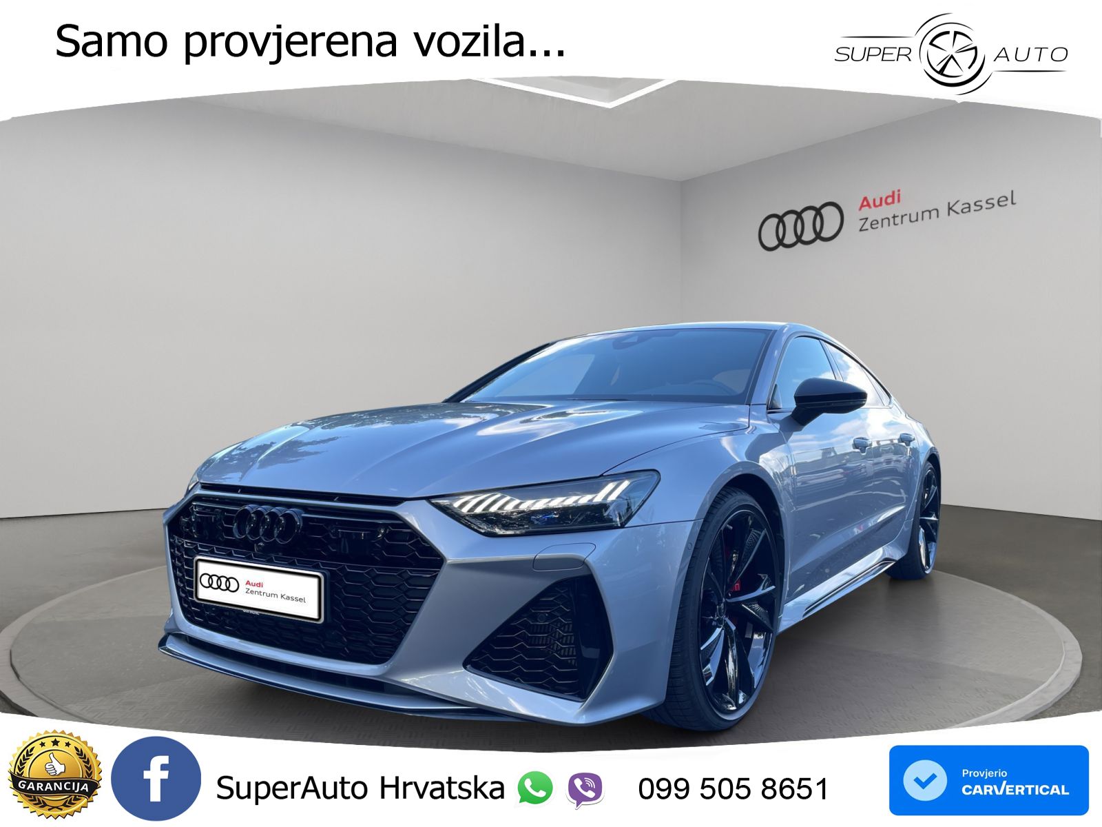 Audi RS7 4.0 TFSI V8 (600 KS) quattro tiptronic LED+GR SJED+ACC