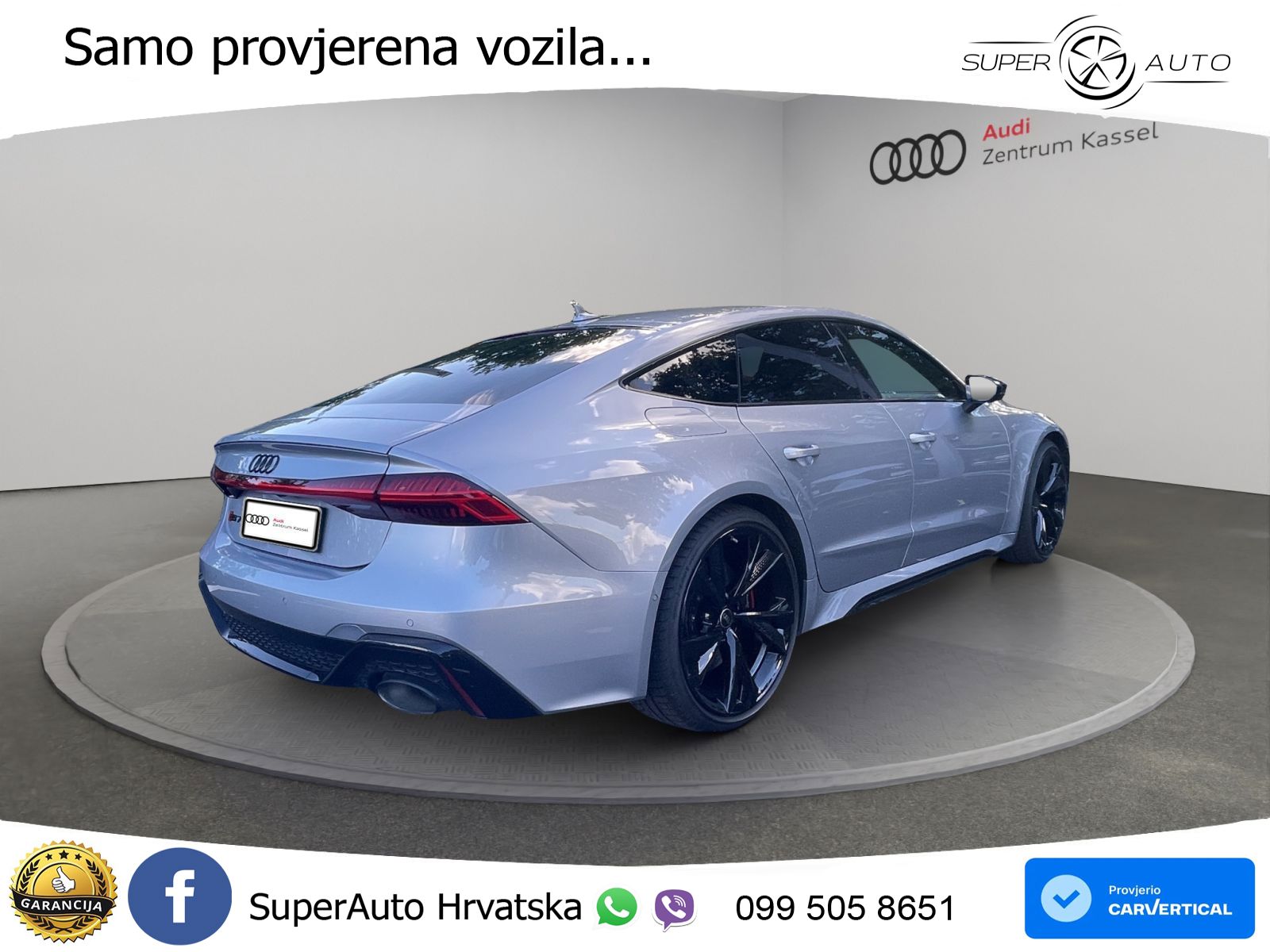 Audi RS7 4.0 TFSI V8 (600 KS) quattro tiptronic LED+GR SJED+ACC