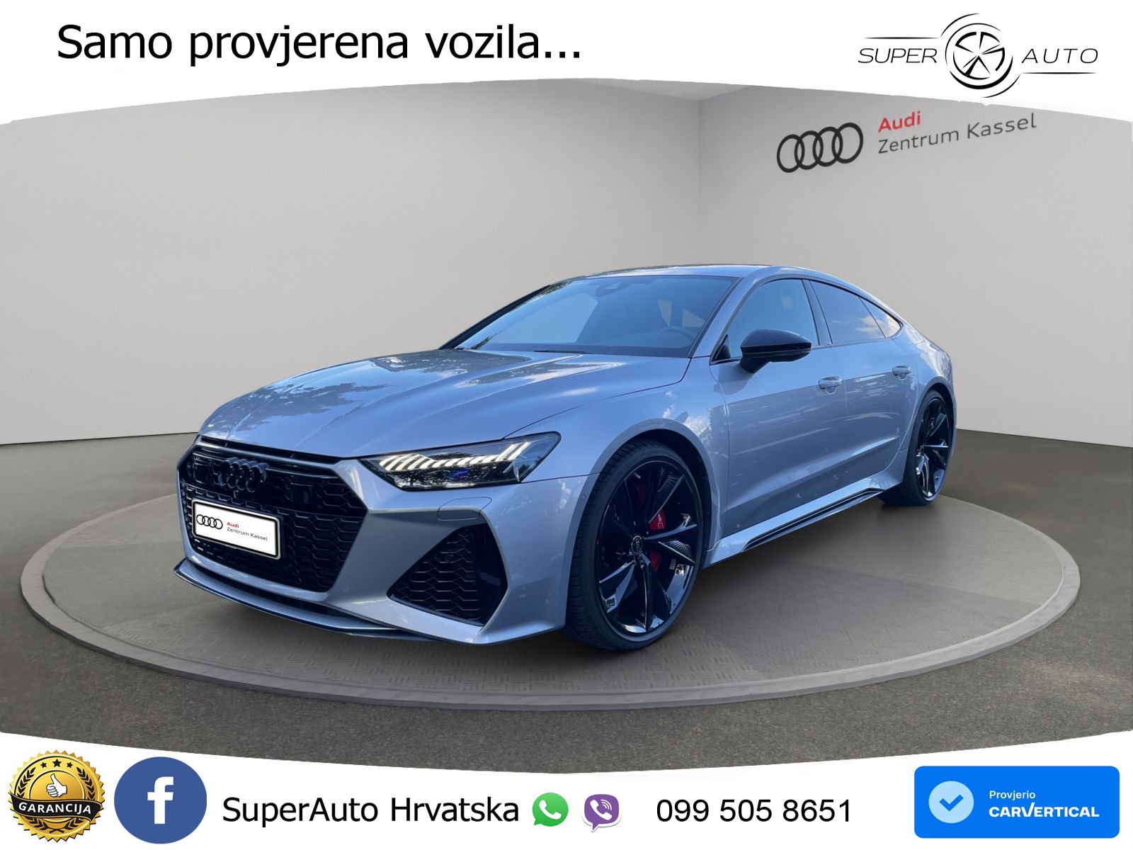 Audi RS7 4.0 TFSI V8 (600 KS) quattro tiptronic LED+GR SJED+ACC