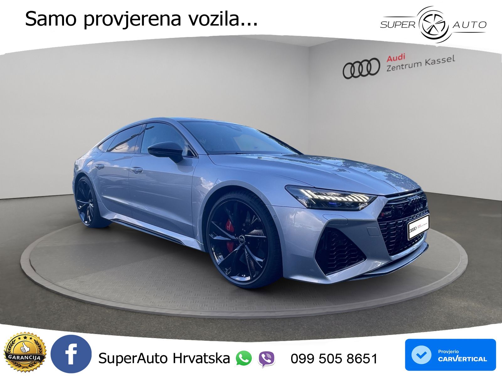 Audi RS7 4.0 TFSI V8 (600 KS) quattro tiptronic LED+GR SJED+ACC