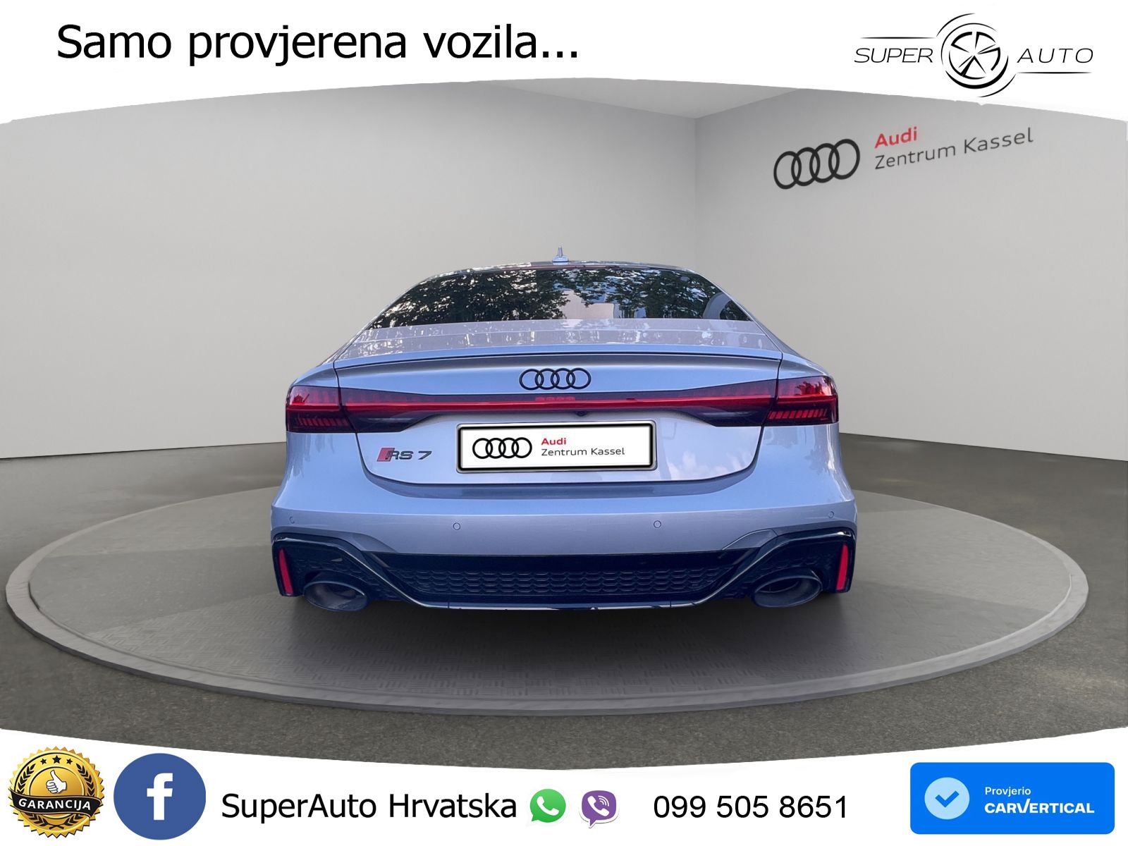 Audi RS7 4.0 TFSI V8 (600 KS) quattro tiptronic LED+GR SJED+ACC