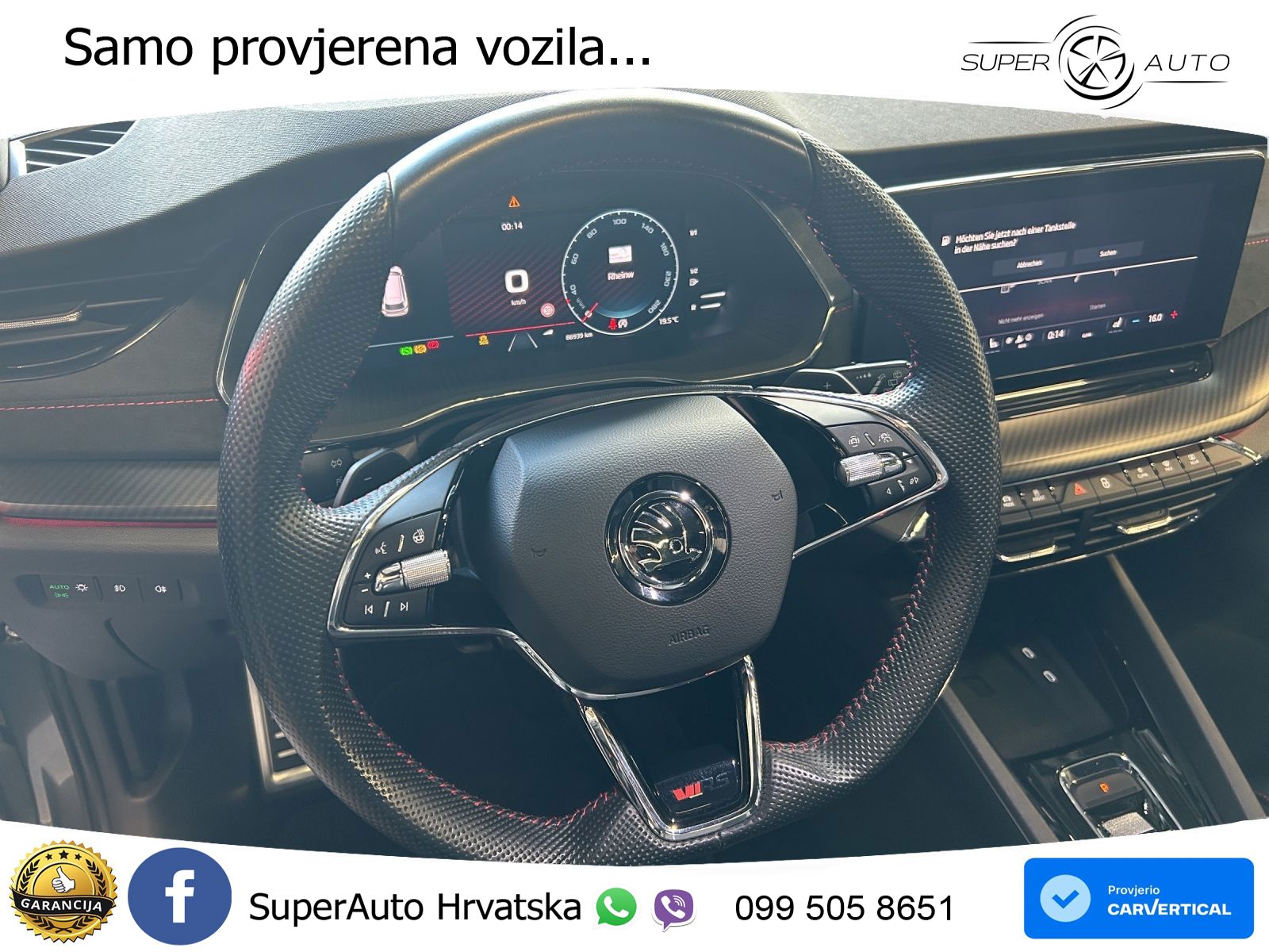 Škoda Octavia Combi RS 2.0 TDI (200 KS) DSG LED+GR SJED+ACC