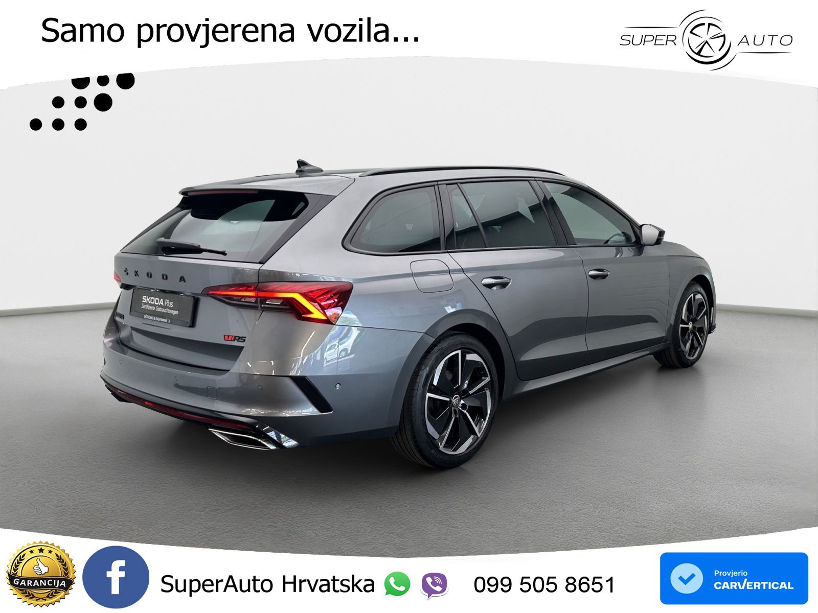 Škoda Octavia Combi RS 2.0 TDI (200 KS) DSG LED+GR SJED+ACC