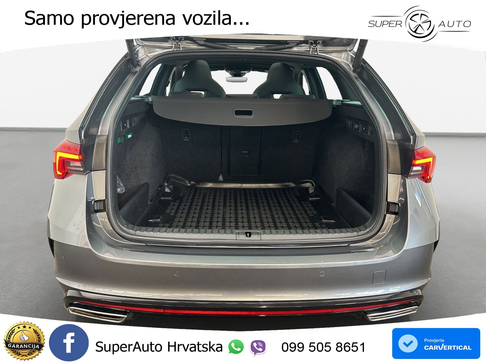 Škoda Octavia Combi RS 2.0 TDI (200 KS) DSG LED+GR SJED+ACC