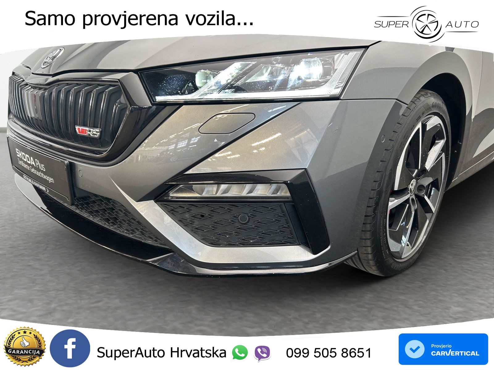 Škoda Octavia Combi RS 2.0 TDI (200 KS) DSG LED+GR SJED+ACC