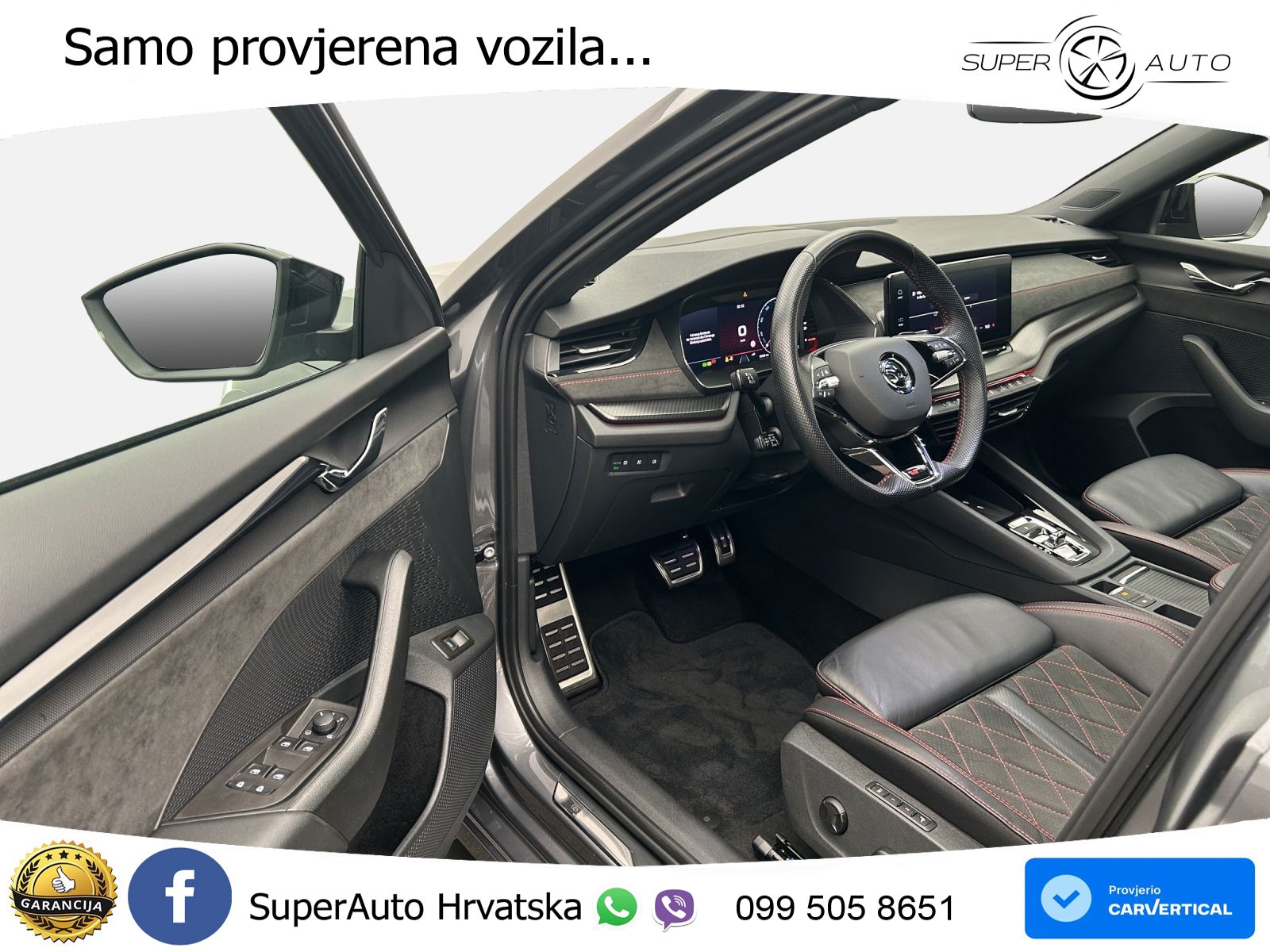 Škoda Octavia Combi RS 2.0 TDI (200 KS) DSG LED+GR SJED+ACC